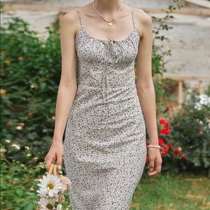 MIDI Floral Slip Dress